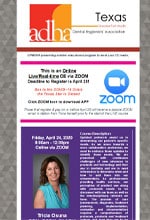 Greater Fort Worth Dental Hygienists' Association Newsletter