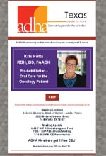 Greater Fort Worth Dental Hygienists' Association Newsletter