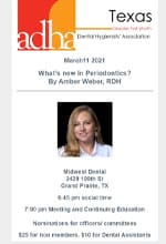 Greater Fort Worth Dental Hygienists' Association Newsletter